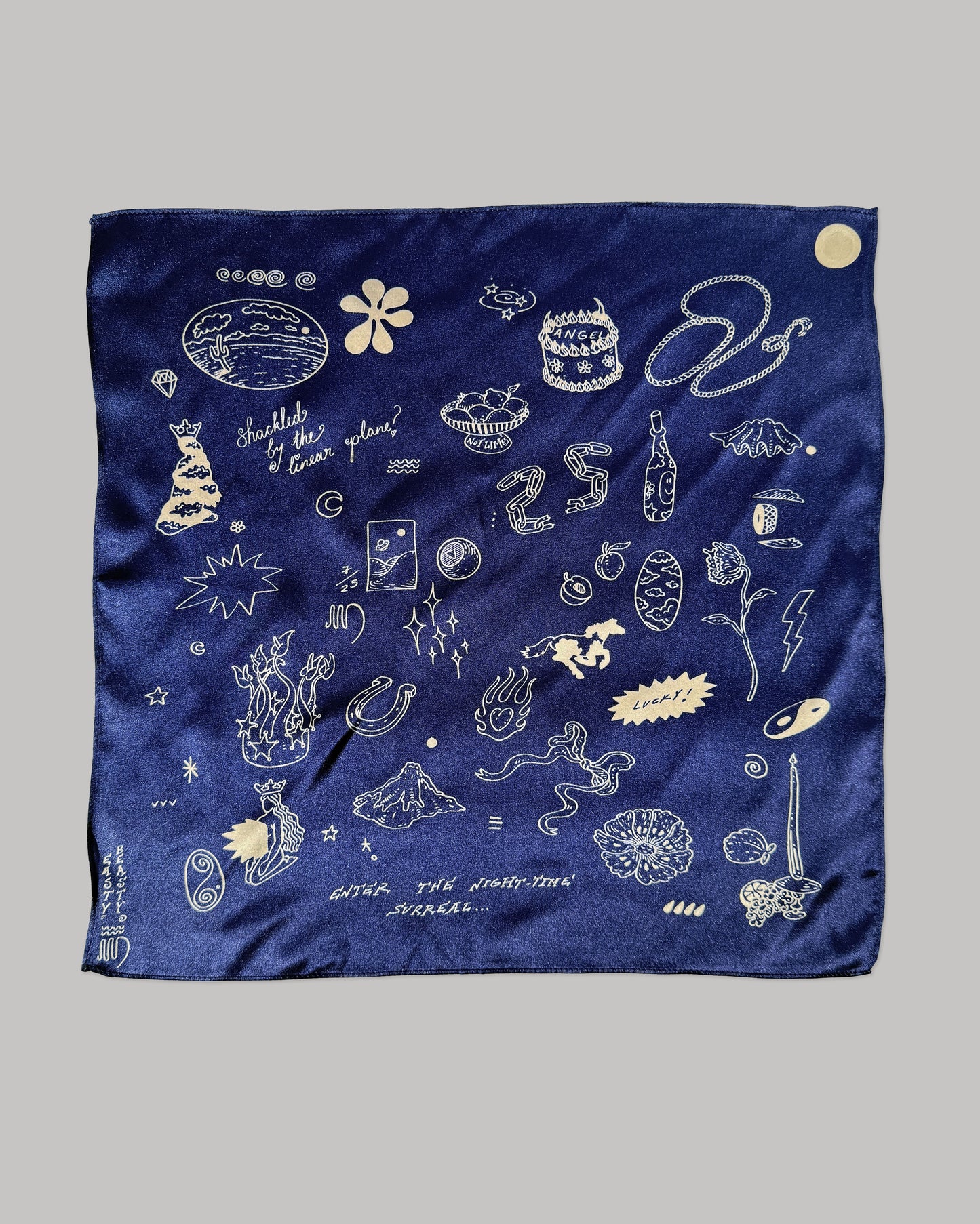 Sunset Flash Bandana - Navy