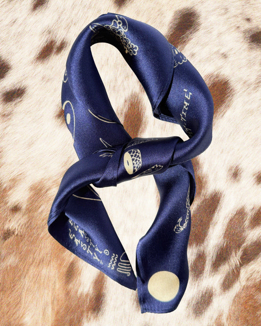 Sunset Flash Bandana - Navy