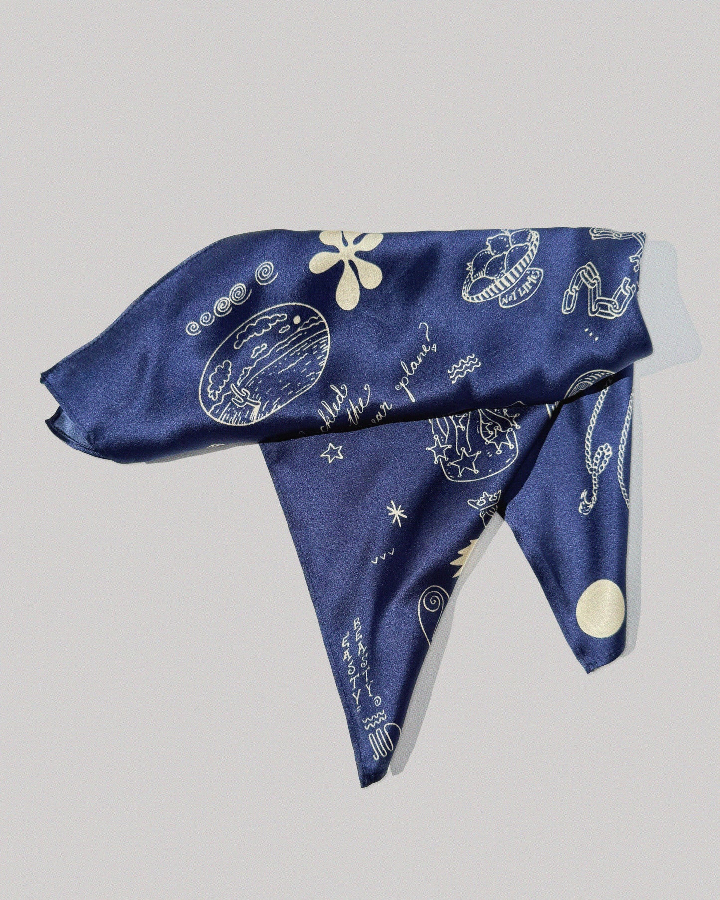 Sunset Flash Bandana - Navy