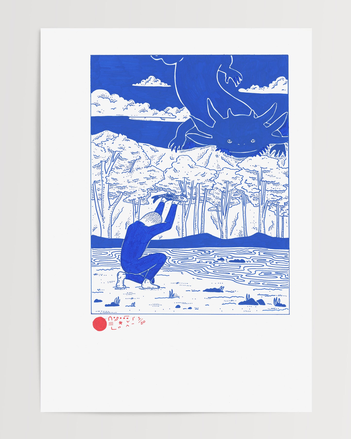 Offering to Sky Axolotl