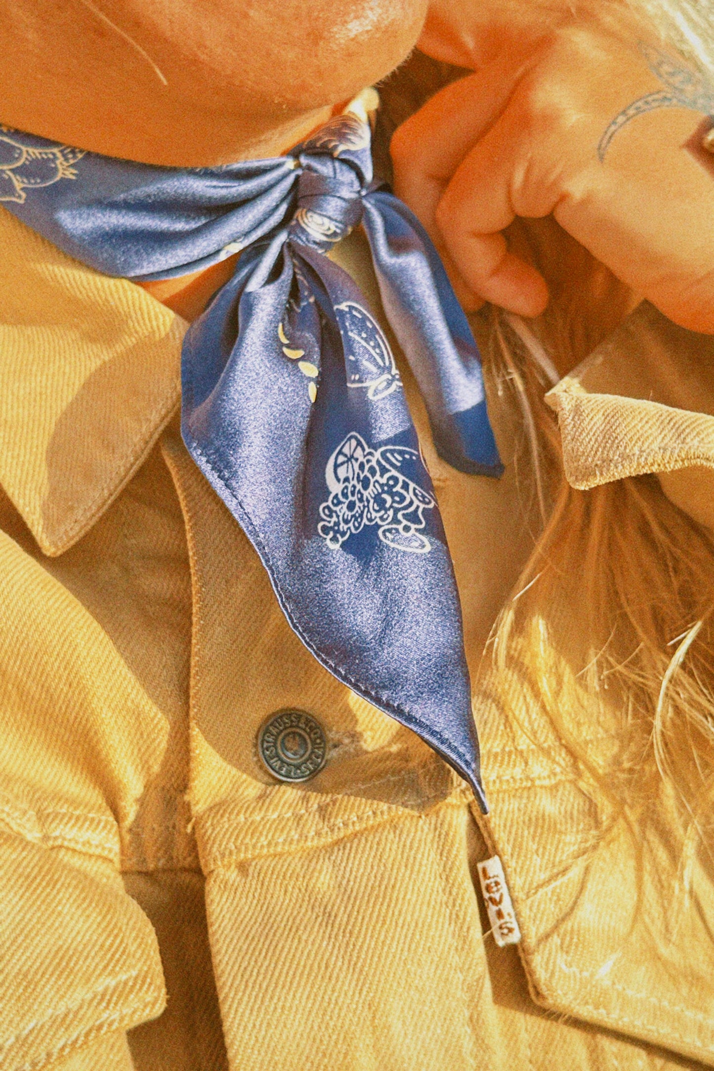 Sunset Flash Bandana - Navy