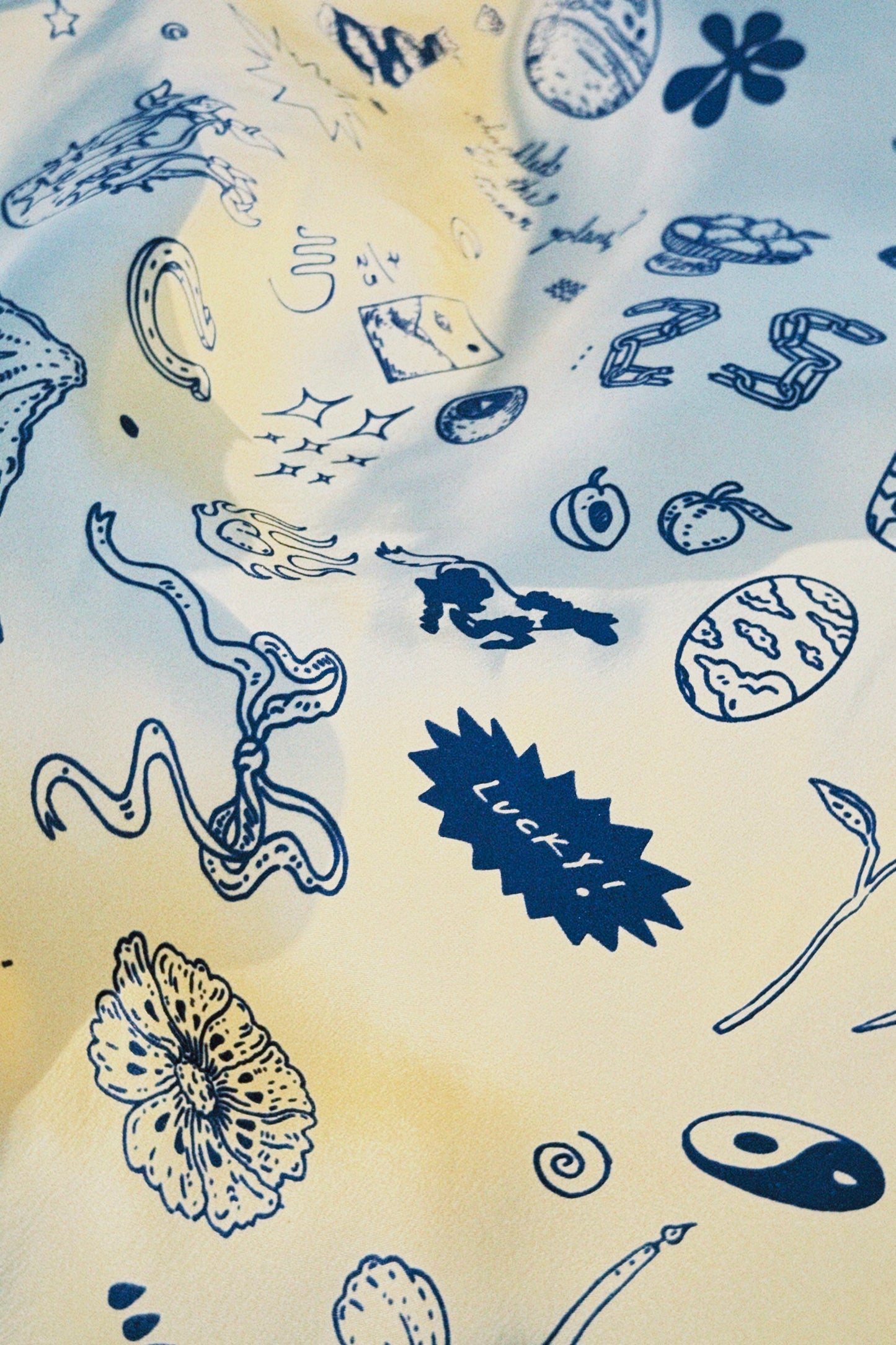 Sunset Flash Bandana - Cream