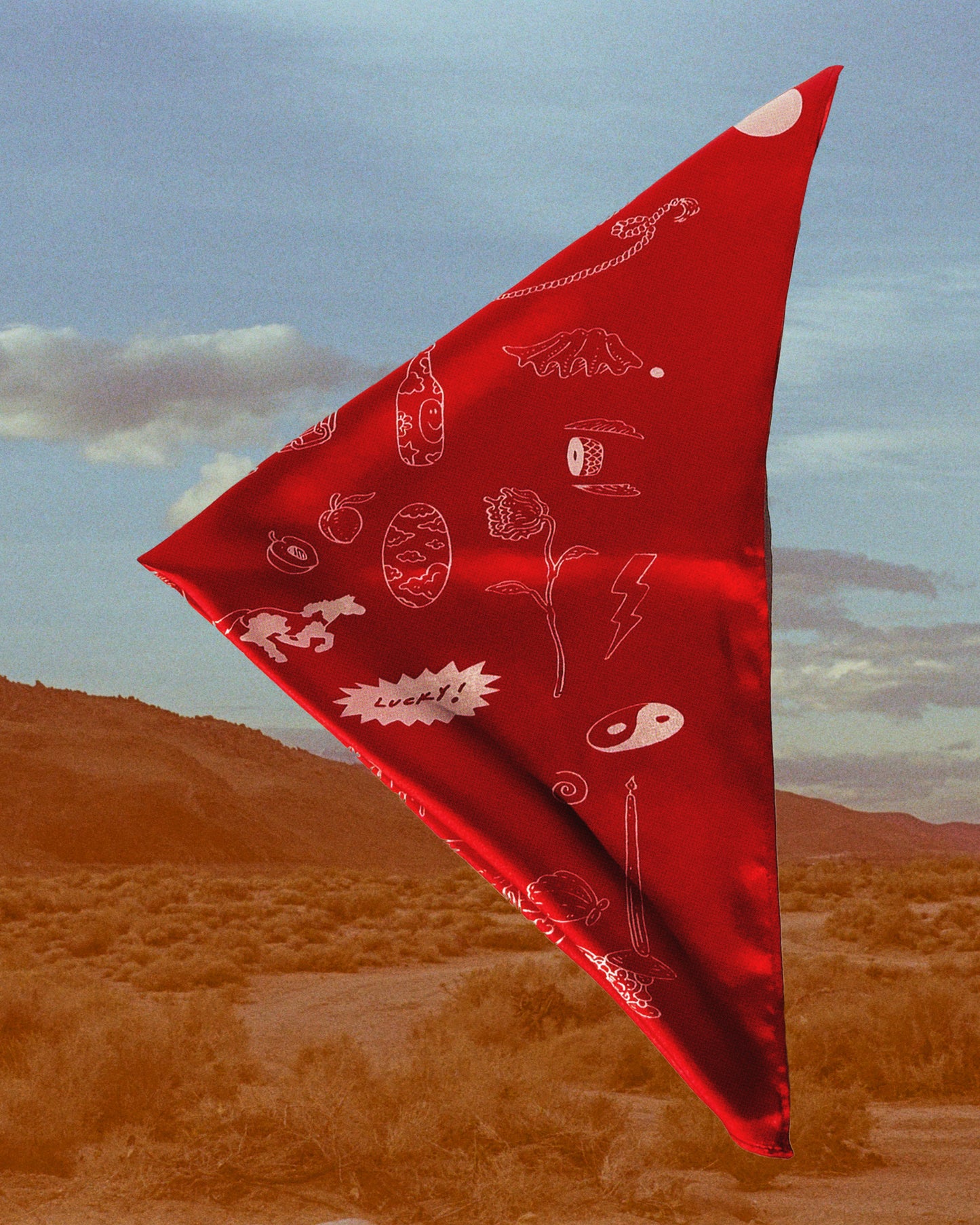 Sunset Flash Bandana - Cayenne