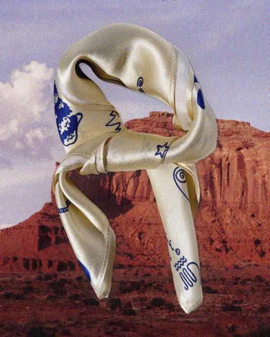 Sunset Flash Bandana - Cream