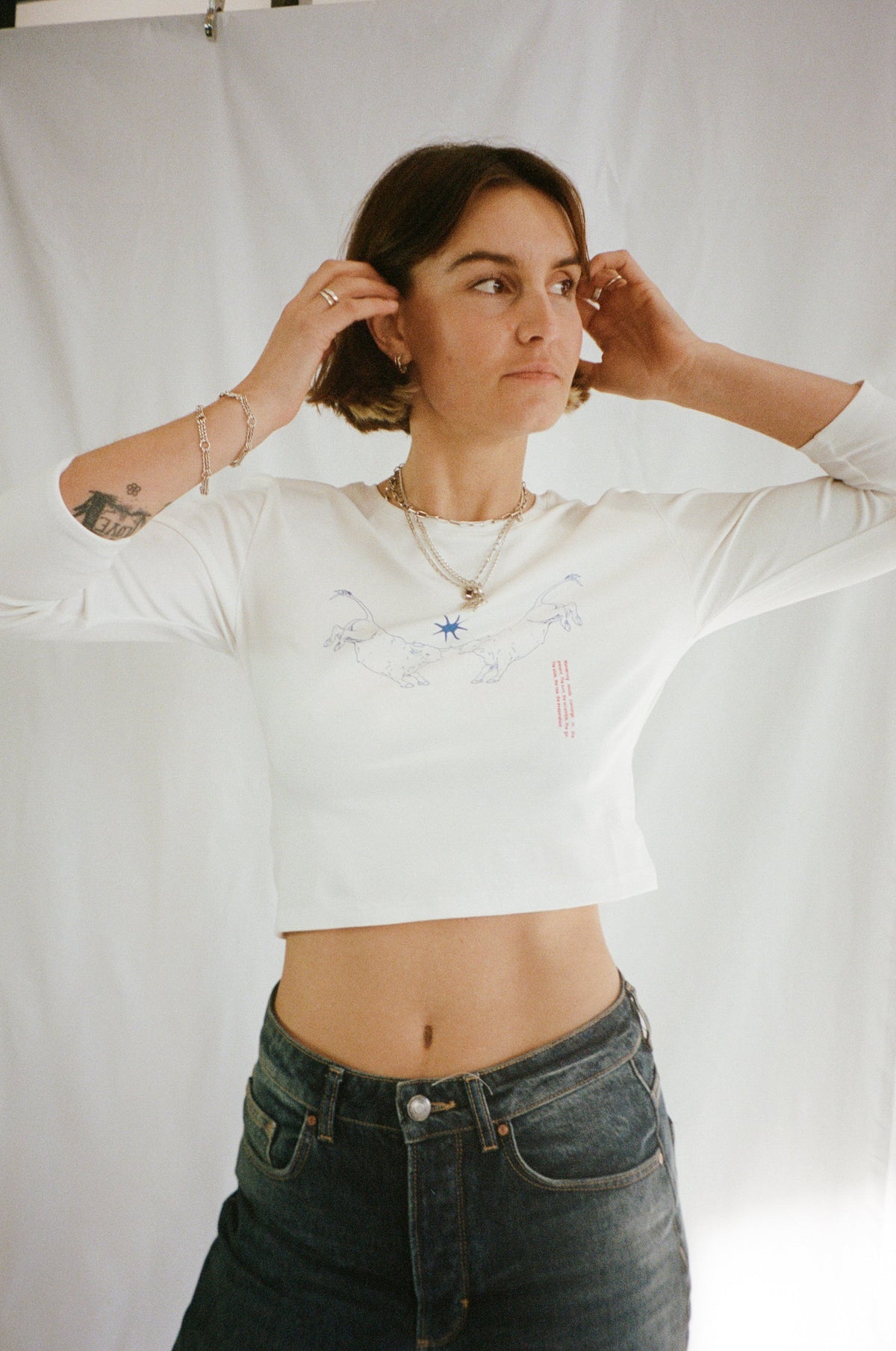 Heavenly Bull LS Tee