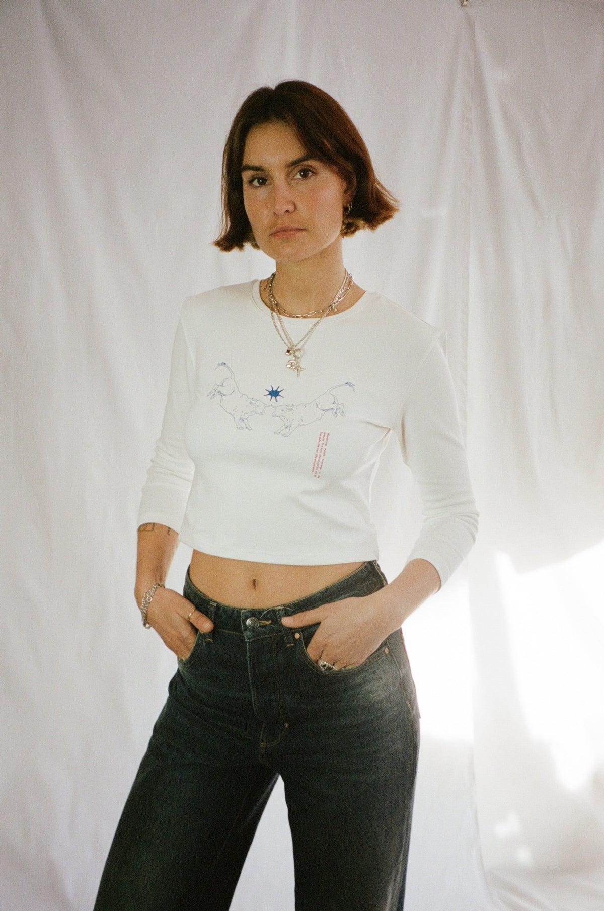 Heavenly Bull LS Tee