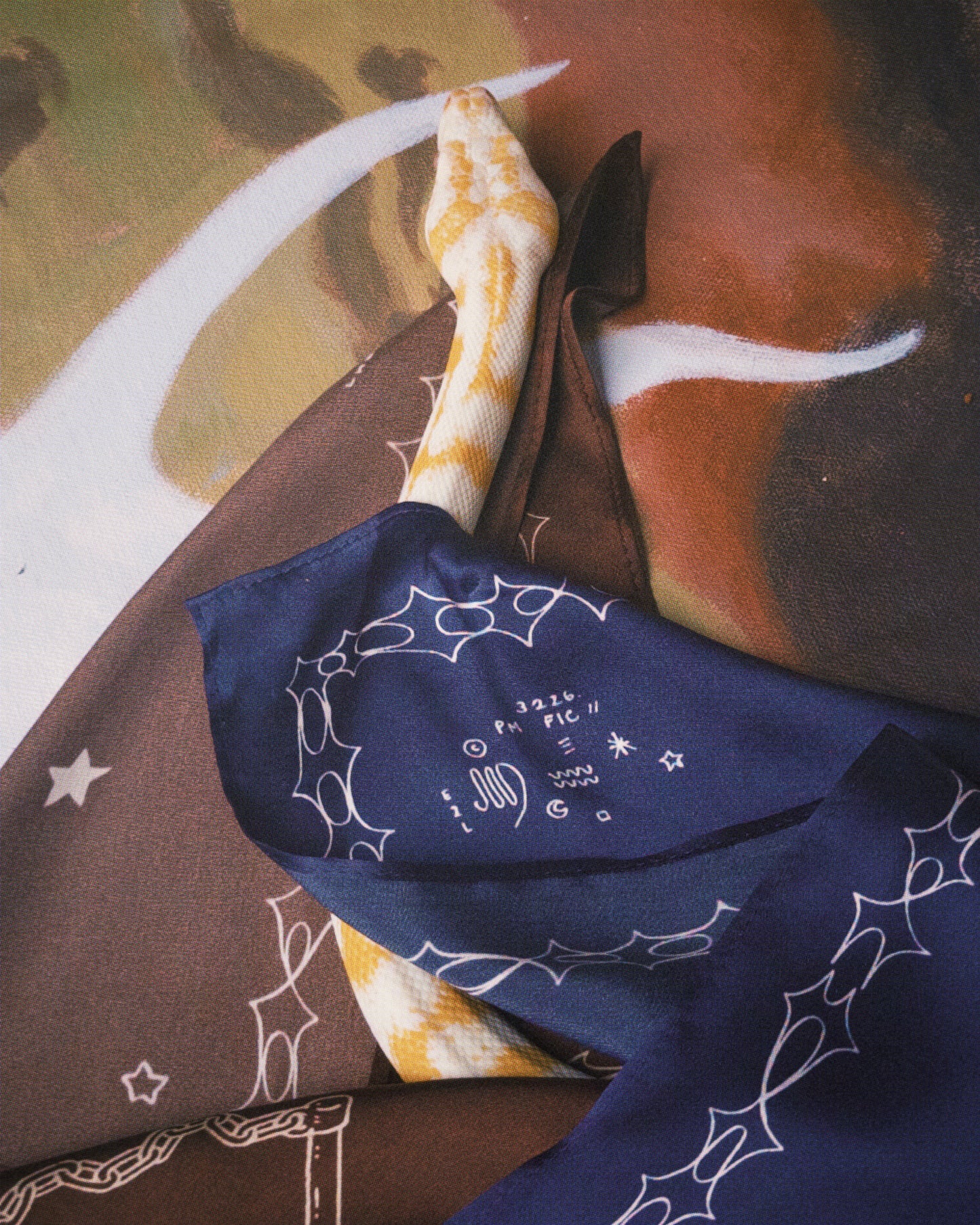 Fever Dream Bandana - Navy