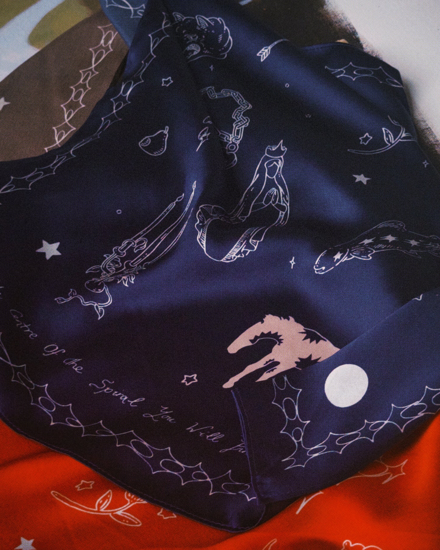 Fever Dream Bandana - Navy