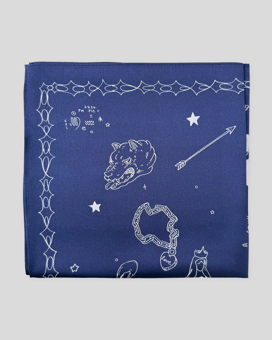 Fever Dream Bandana - Navy
