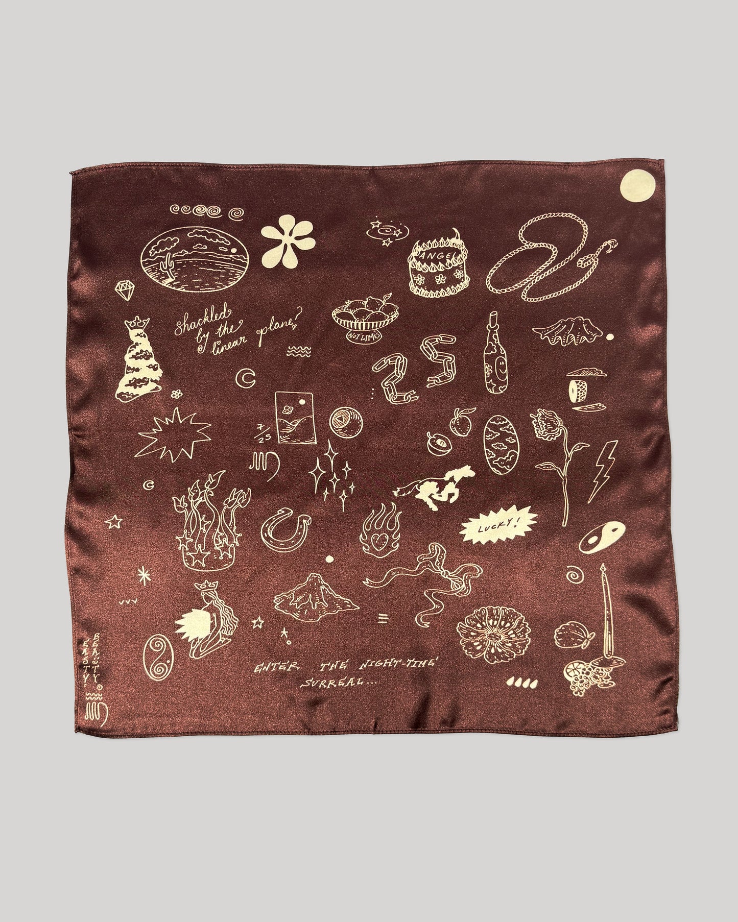 Sunset Flash Bandana - Cocoa