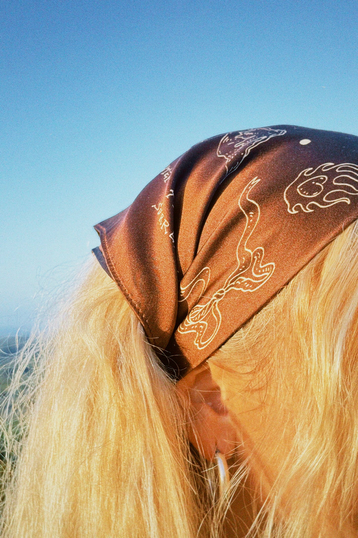 Sunset Flash Bandana - Cocoa