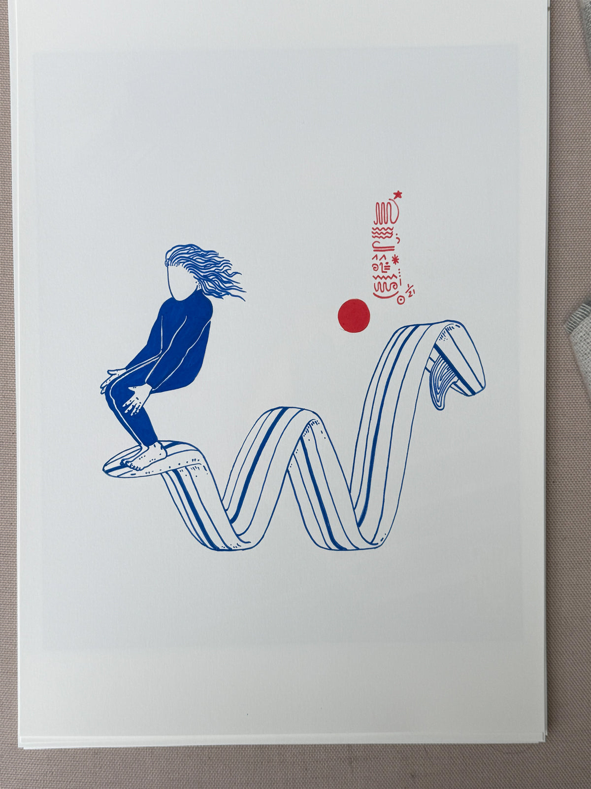 Faulty Print - Ink Spot/Wrong Colour - Ups and Downs