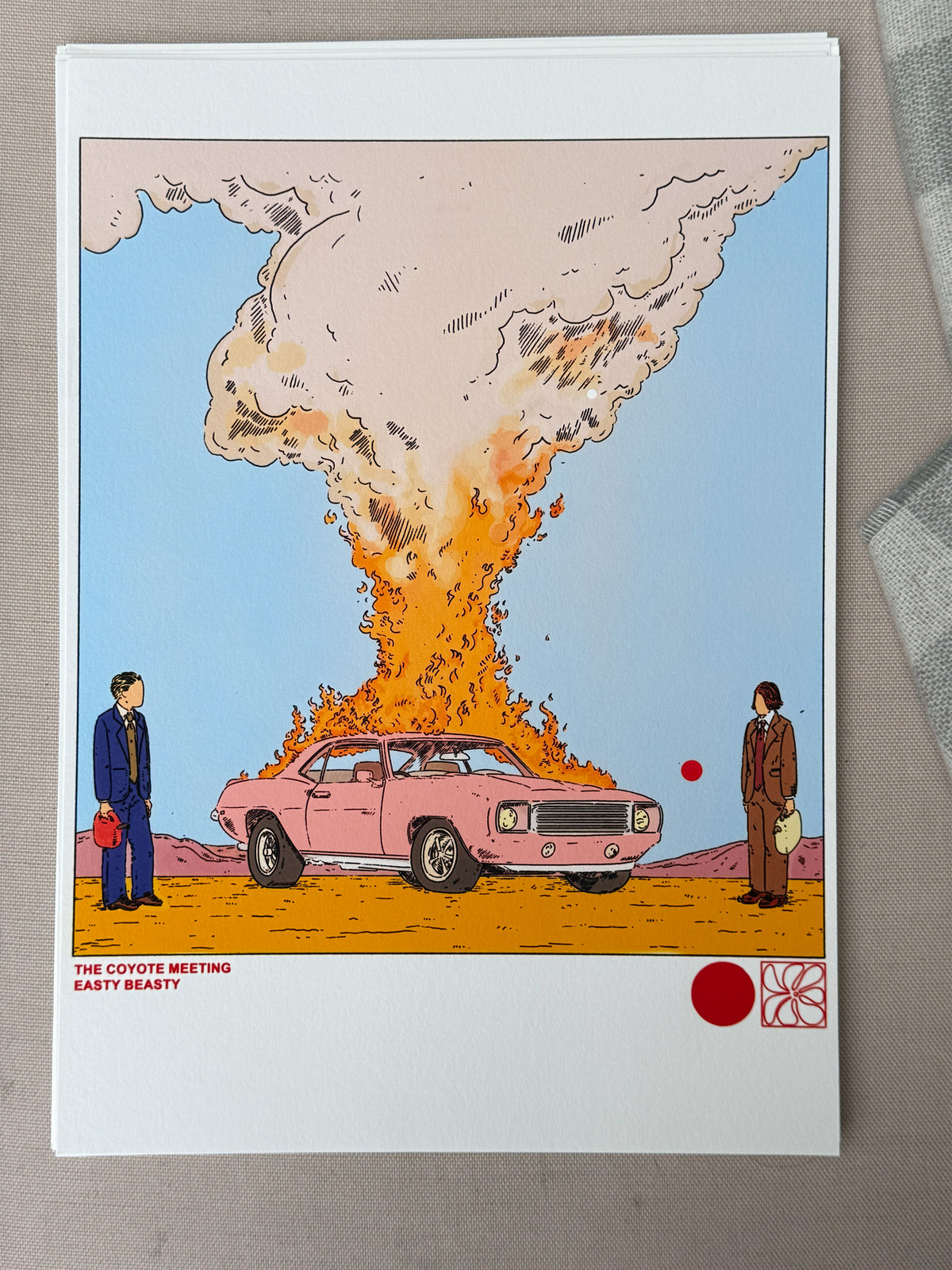 Faulty Print - Test Print - The Coyote Meeting